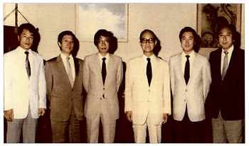[석탑갤러리] 1984 총장 사퇴 직전 김준엽 前총장과 처장들 이미지